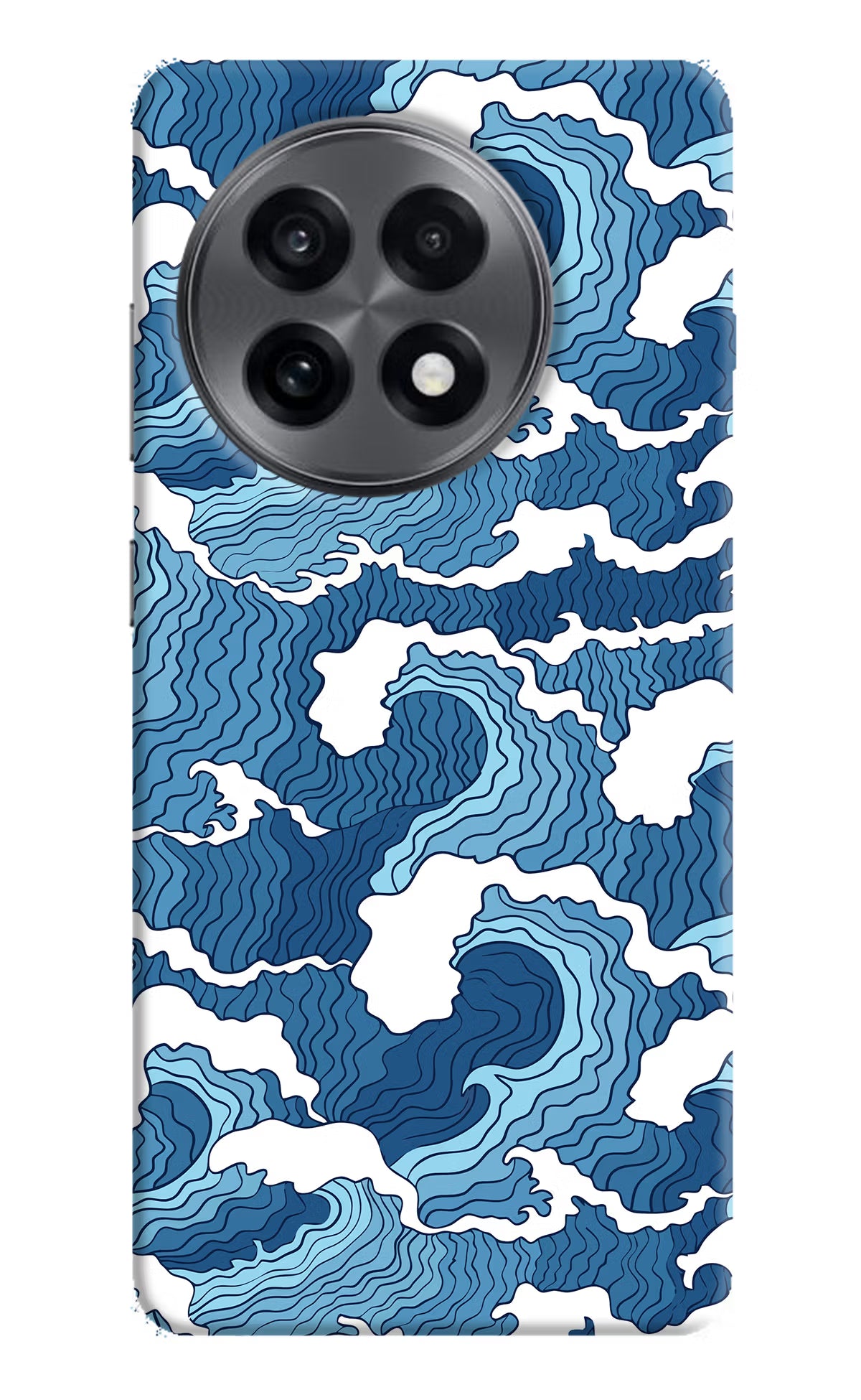 Blue Waves OnePlus 13R Hard Case Back Cover by Casekaro