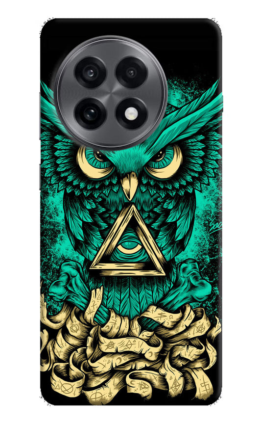 Green Owl OnePlus 13R Hard Case Back Cover by Casekaro