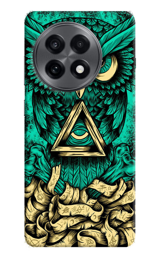 Green Owl OnePlus 13R Hard Case Back Cover by Casekaro