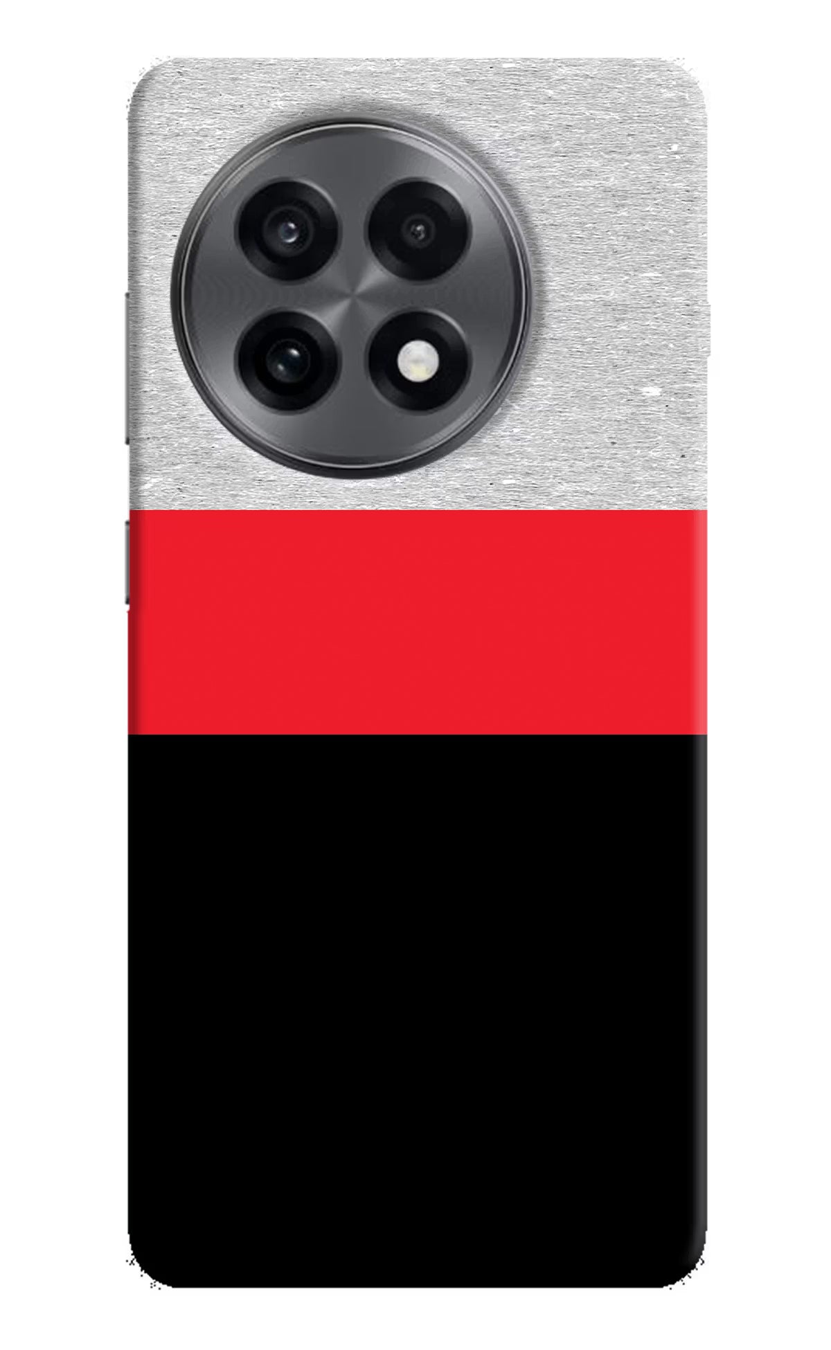 Tri Color Pattern OnePlus 13R Hard Case Back Cover by Casekaro