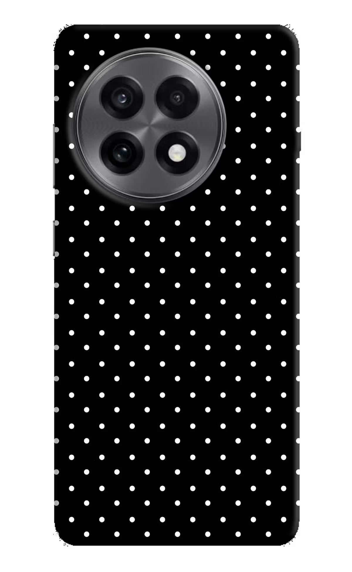 White Dots OnePlus 13R Hard Case Back Cover by Casekaro