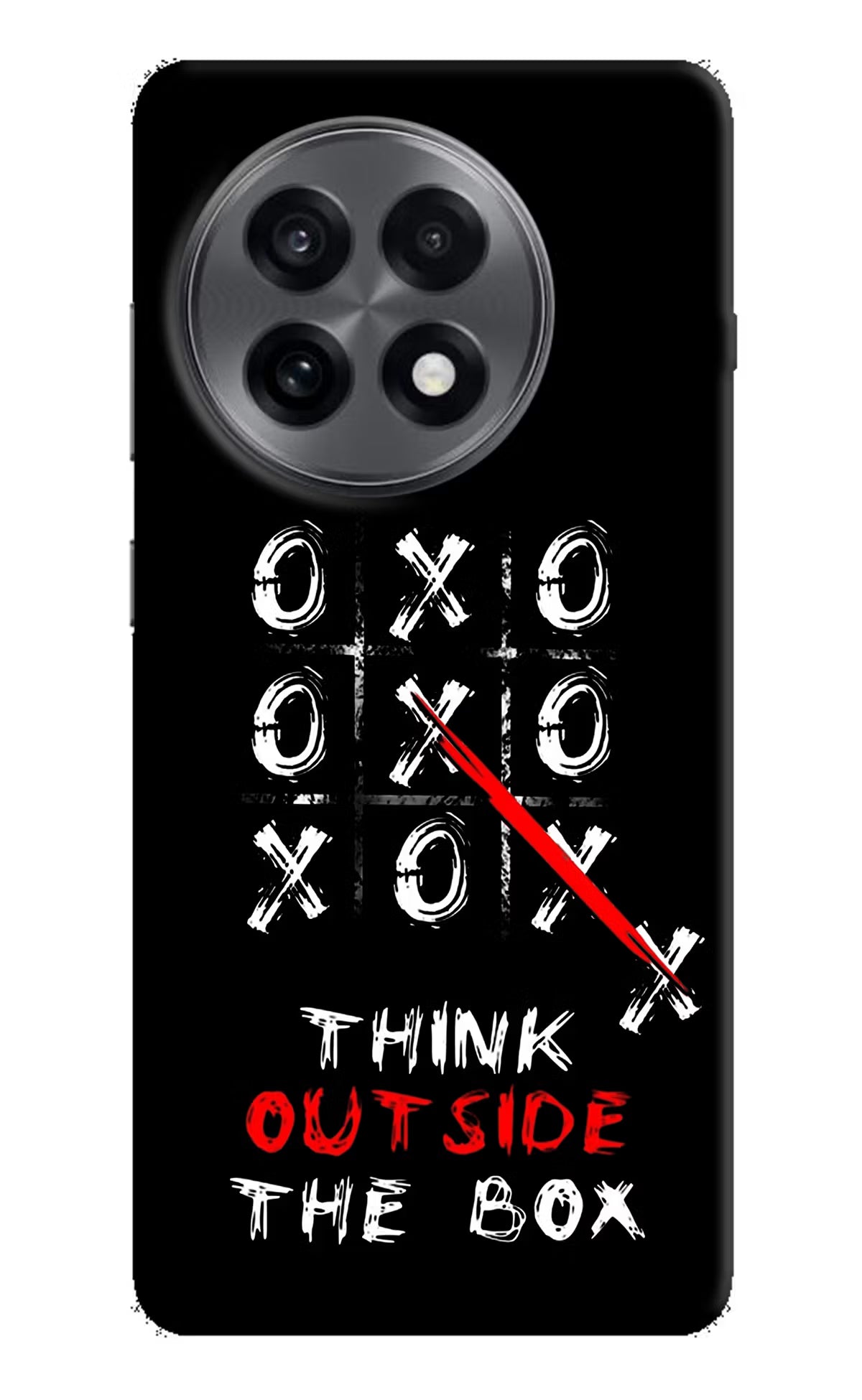 Think out of the BOX OnePlus 13R Hard Case Back Cover by Casekaro