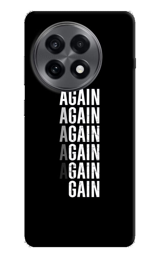 Again Again Gain OnePlus 13R Hard Case Back Cover by Casekaro