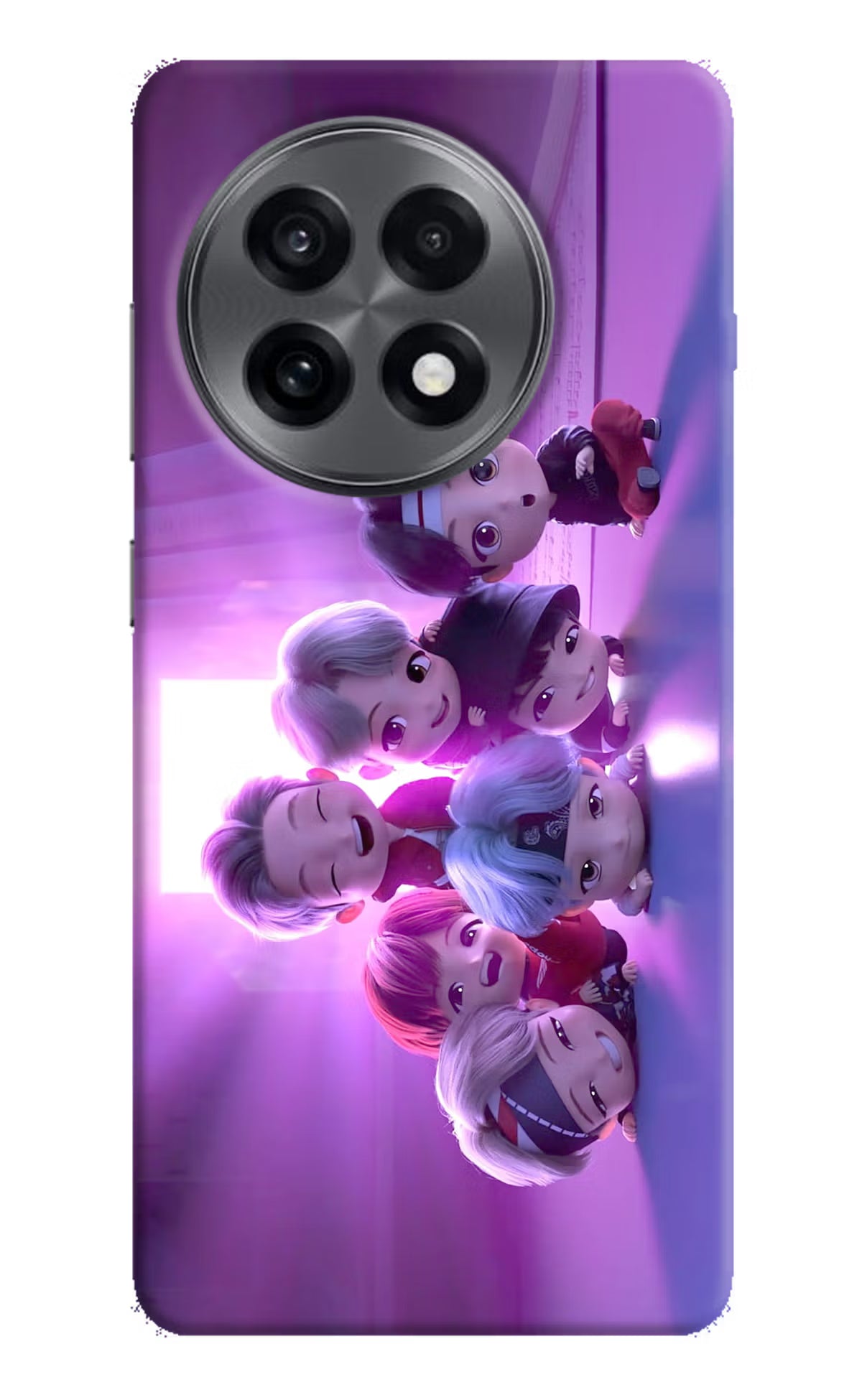 BTS Chibi OnePlus 13R Hard Case Back Cover by Casekaro