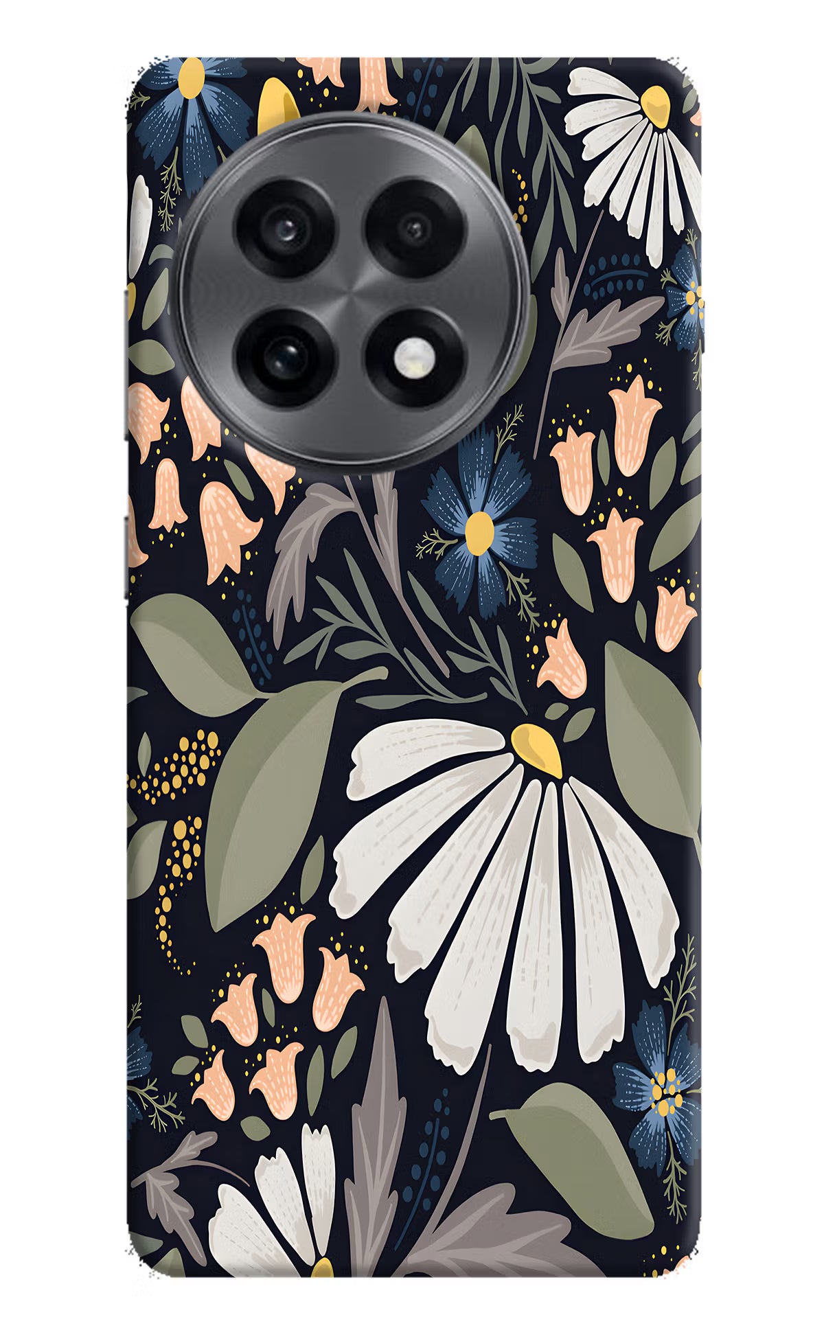 Flowers Art OnePlus 13R Hard Case Back Cover by Casekaro