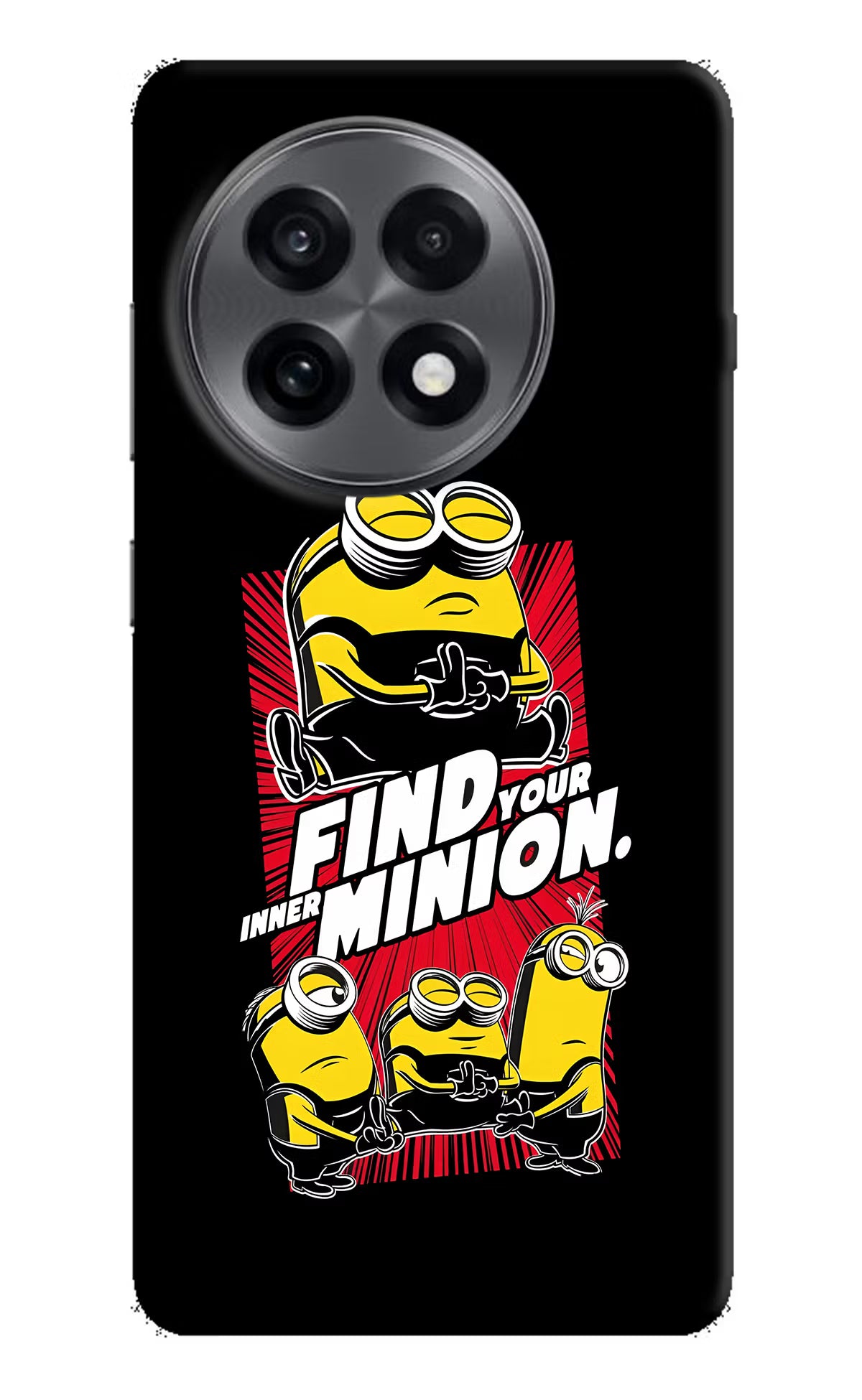 Find your inner Minion OnePlus 13R Hard Case Back Cover by Casekaro