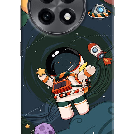 Cartoon Astronaut OnePlus 13R Hard Case Back Cover by Casekaro