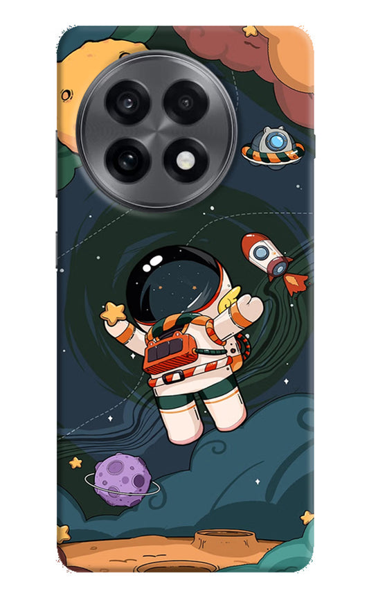 Cartoon Astronaut OnePlus 13R Hard Case Back Cover by Casekaro