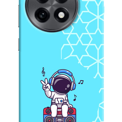 Cute Astronaut Chilling OnePlus 13R Hard Case Back Cover by Casekaro