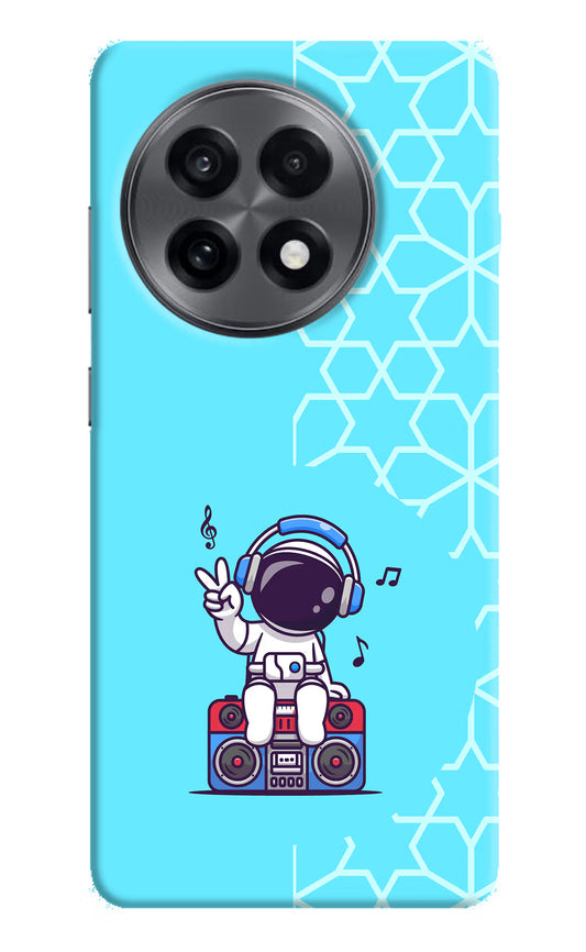 Cute Astronaut Chilling OnePlus 13R Hard Case Back Cover by Casekaro