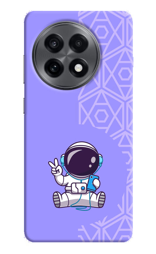 Cute Astronaut Chilling OnePlus 13R Hard Case Back Cover by Casekaro