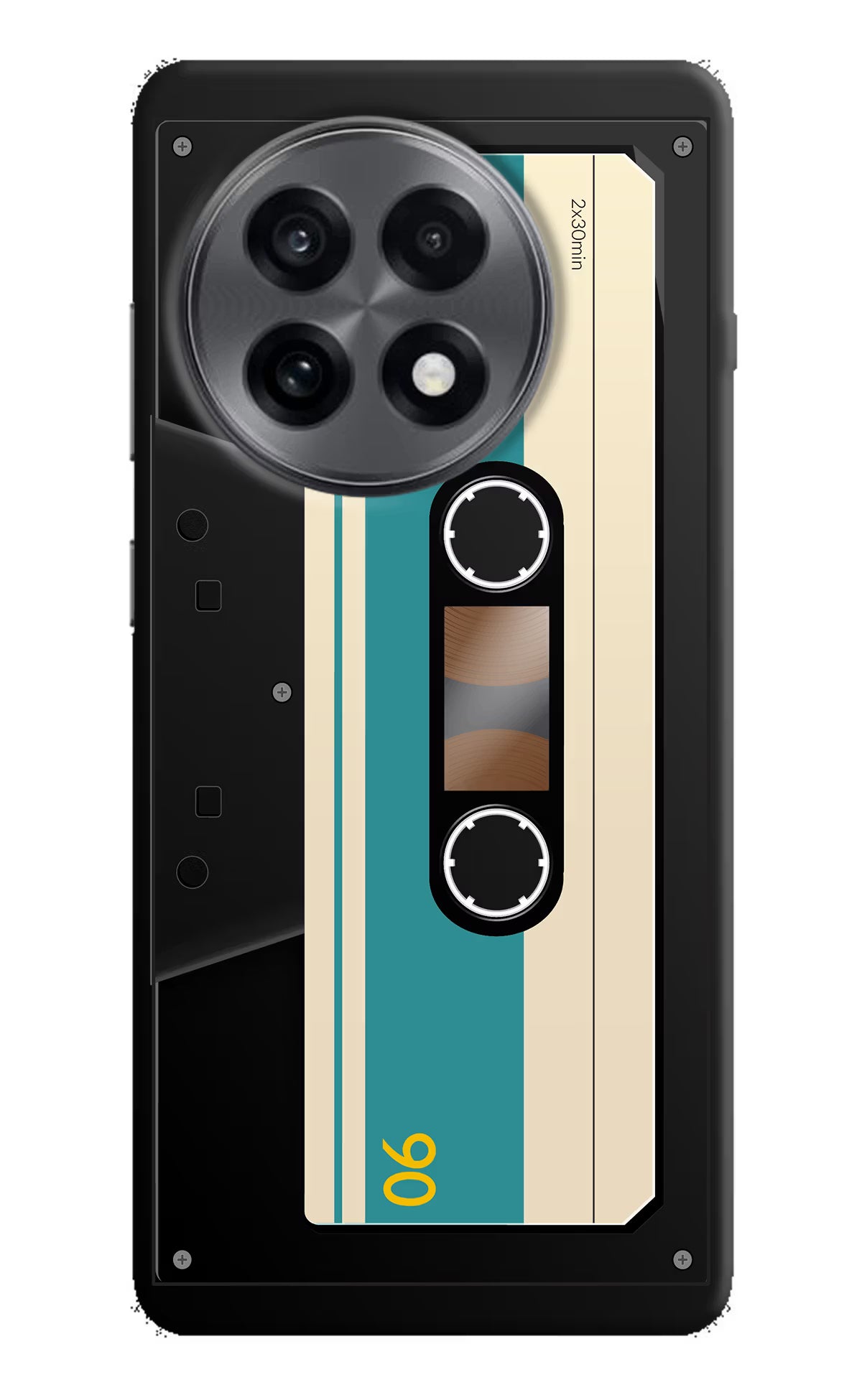 Cassette OnePlus 13R Hard Case Back Cover by Casekaro