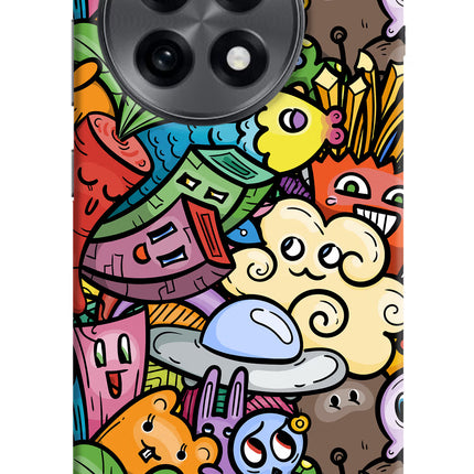 Veggie Doodle OnePlus 13R Hard Case Back Cover by Casekaro