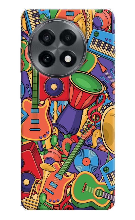 Music Instrument Doodle OnePlus 13R Hard Case Back Cover by Casekaro