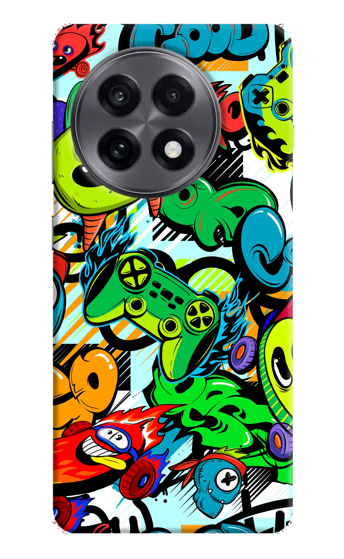 Game Doodle OnePlus 13R Hard Case Back Cover by Casekaro