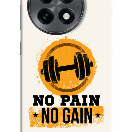 No Pain No Gain OnePlus 13R Hard Case Back Cover by Casekaro
