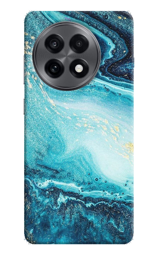 Blue Glitter Marble OnePlus 13R Hard Case Back Cover by Casekaro