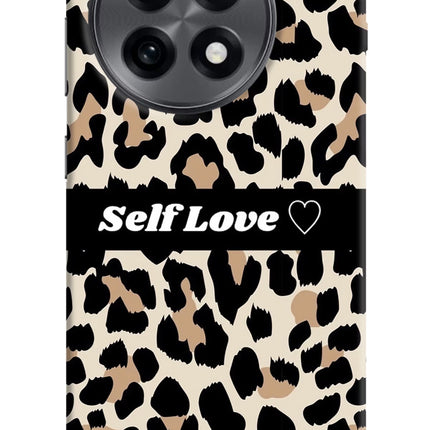 Leopard Print Self Love OnePlus 13R Hard Case Back Cover by Casekaro