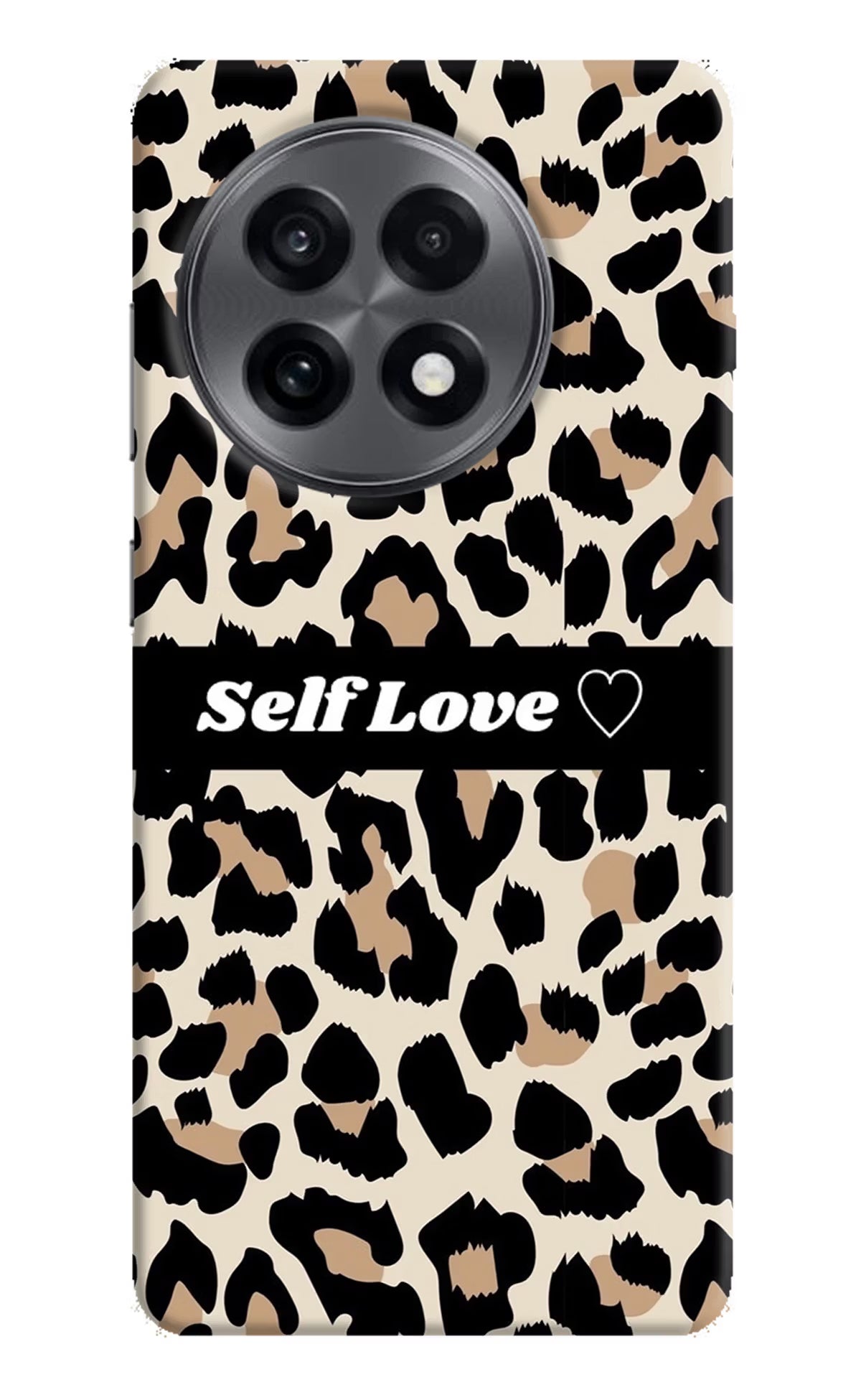 Leopard Print Self Love OnePlus 13R Hard Case Back Cover by Casekaro