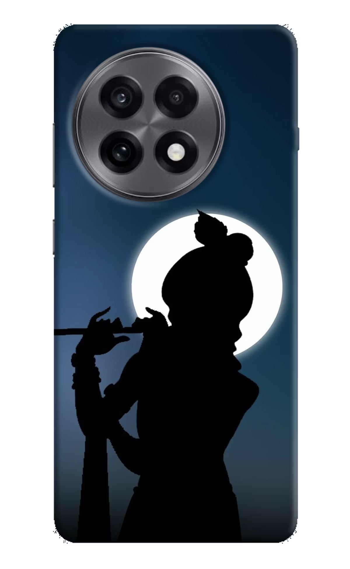 Shri Krishna Silhouette OnePlus 13R Hard Case Back Cover by Casekaro