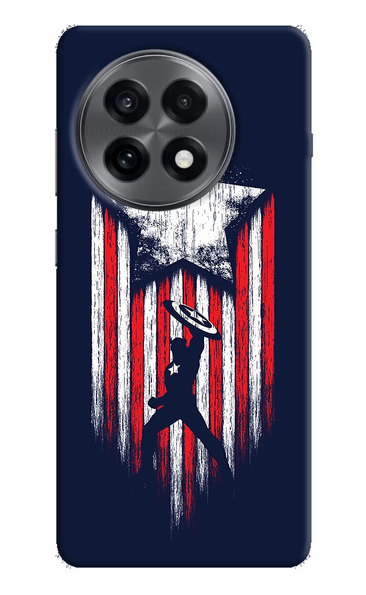 Captain America Marvel Art OnePlus 13R Hard Case Back Cover by Casekaro