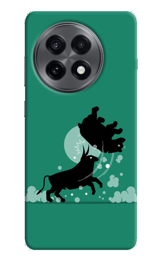 Bull Conqueror OnePlus 13R Hard Case Back Cover by Casekaro