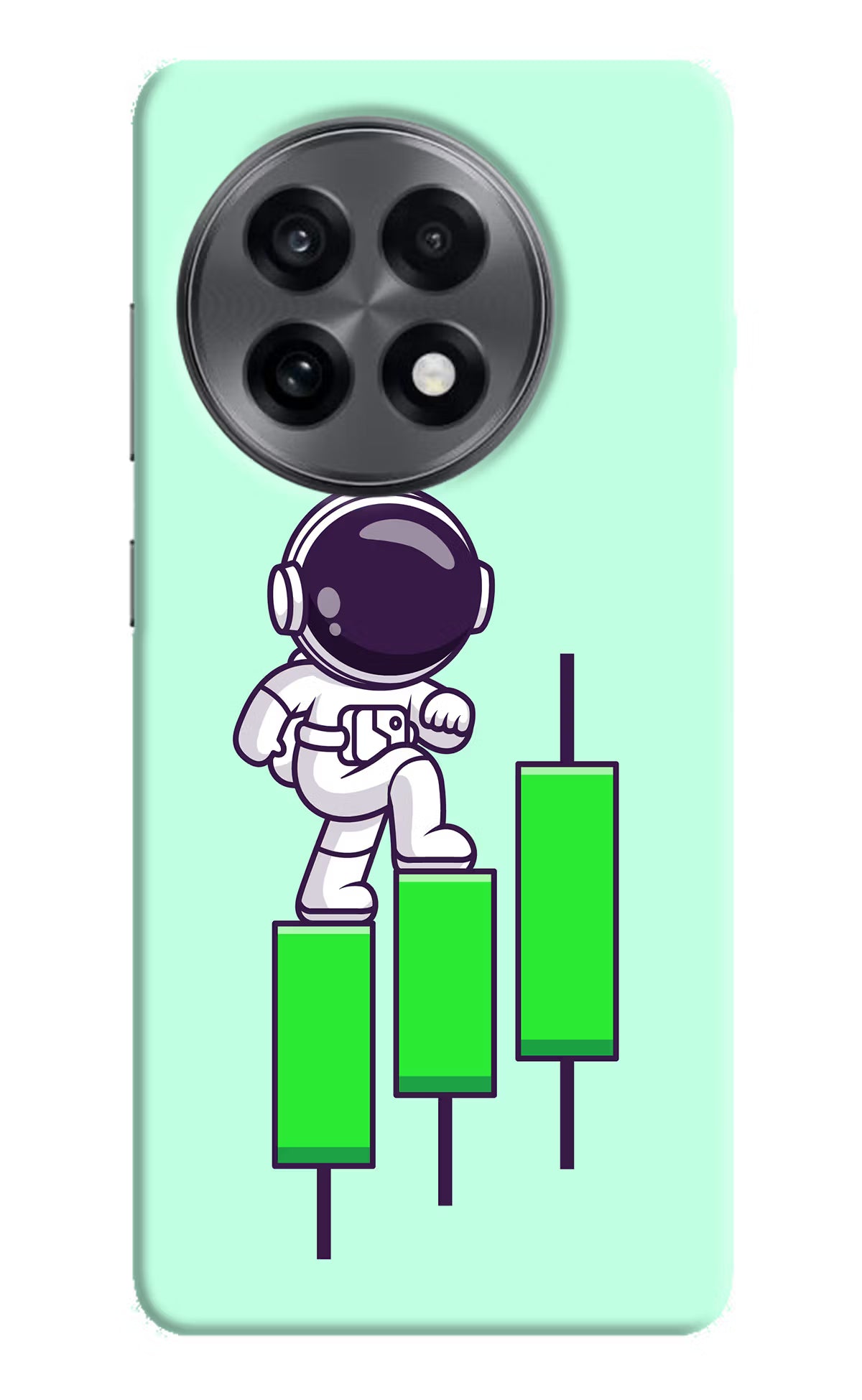 Astronaut Trader OnePlus 13R Hard Case Back Cover by Casekaro