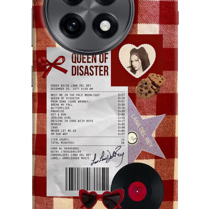 Queen of Disaster OnePlus 13R Hard Case Back Cover by Casekaro