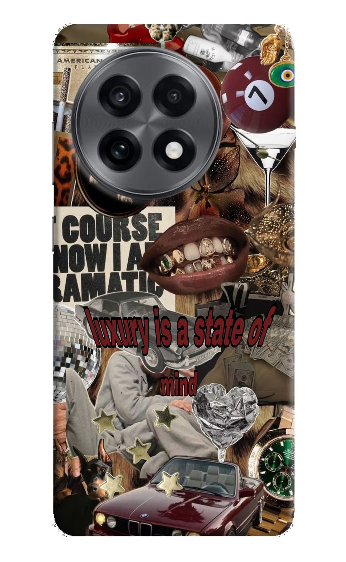 Luxury OnePlus 13R Hard Case Back Cover by Casekaro