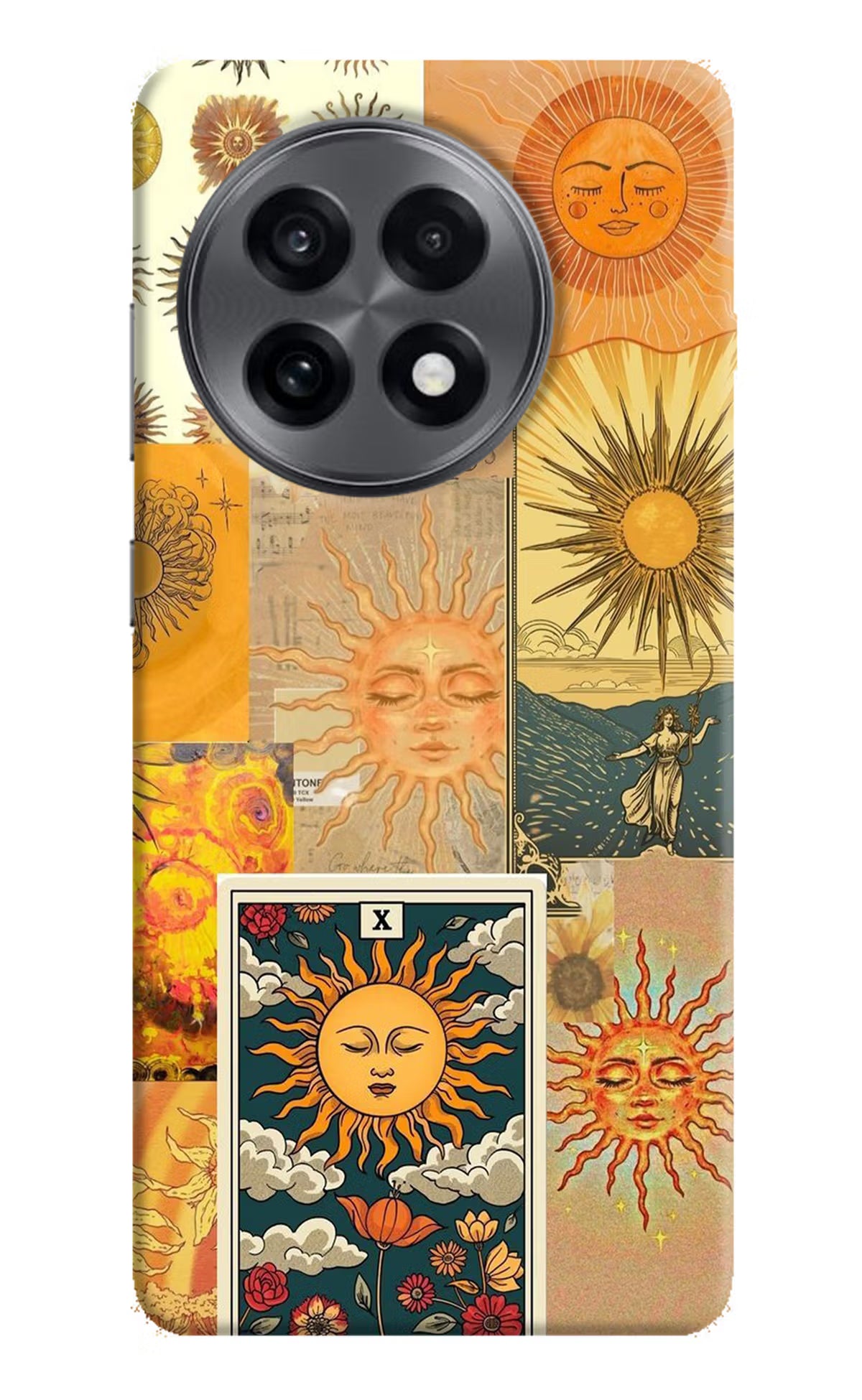 Sun OnePlus 13R Hard Case Back Cover by Casekaro