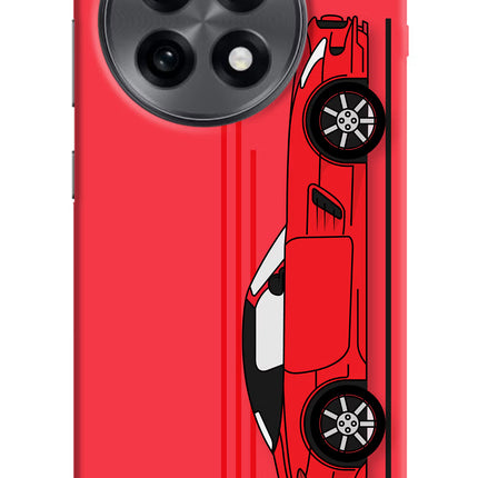 Red Velocity OnePlus 13R Hard Case Back Cover by Casekaro