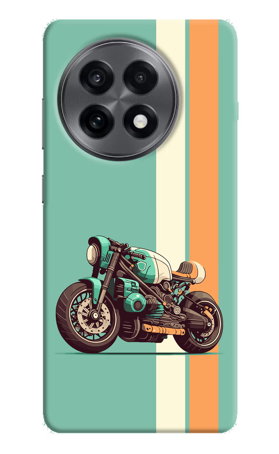 Striped Moto Drift OnePlus 13R Back Cover, Hard case