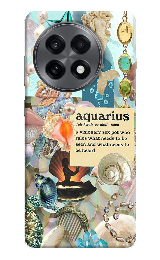 Aquarius Zodiac OnePlus 13R Hard Case Back Cover by Casekaro