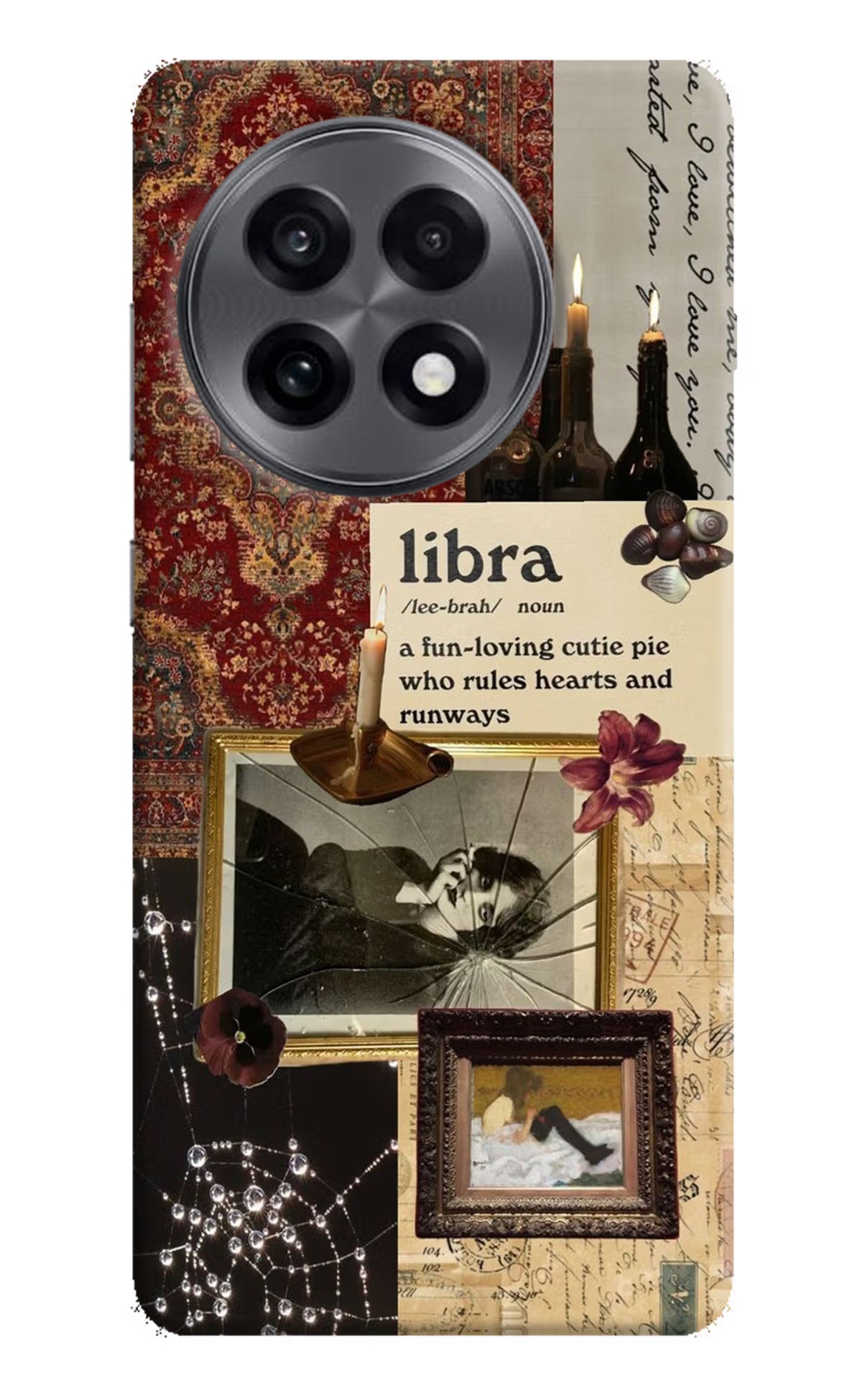 Libra Zodiac OnePlus 13R Hard Case Back Cover by Casekaro