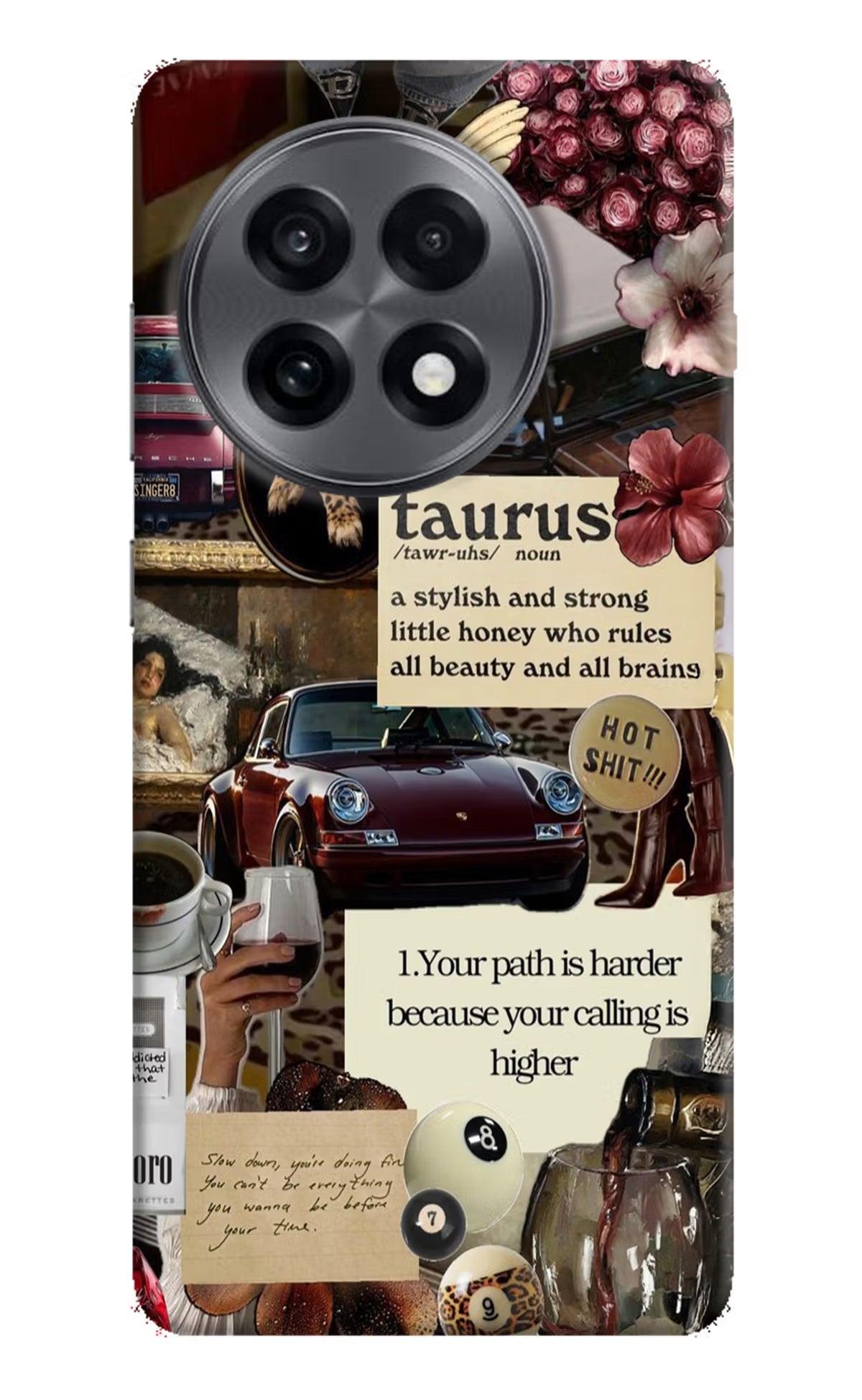 Taurus Zodiac OnePlus 13R Hard Case Back Cover by Casekaro