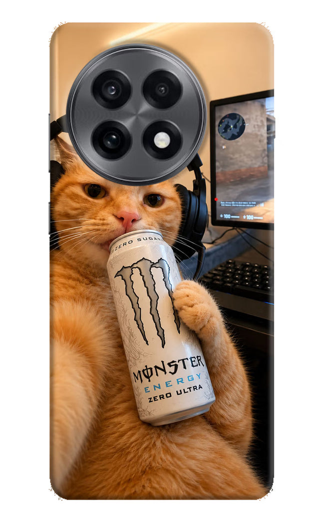 Gamer Cat Energy OnePlus 13R Hard Case Back Cover by Casekaro
