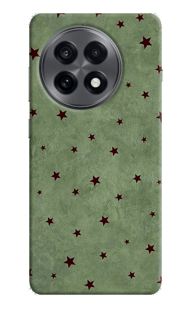 Green Stars OnePlus 13R Hard Case Back Cover by Casekaro