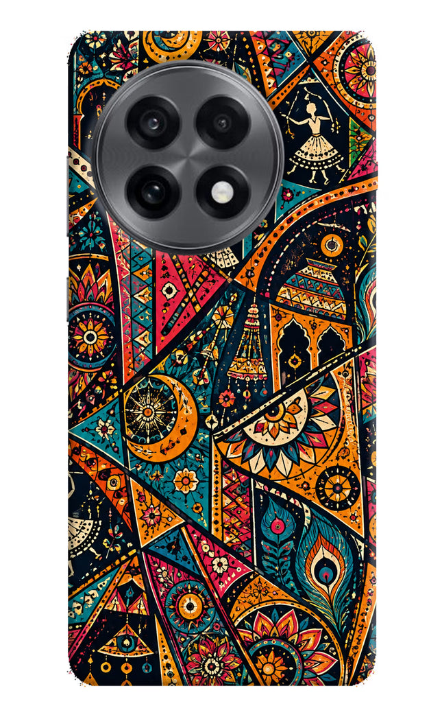 Folk Print OnePlus 13R Hard Case Back Cover by Casekaro