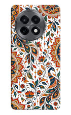 White Mayura OnePlus 13R Hard Case Back Cover by Casekaro