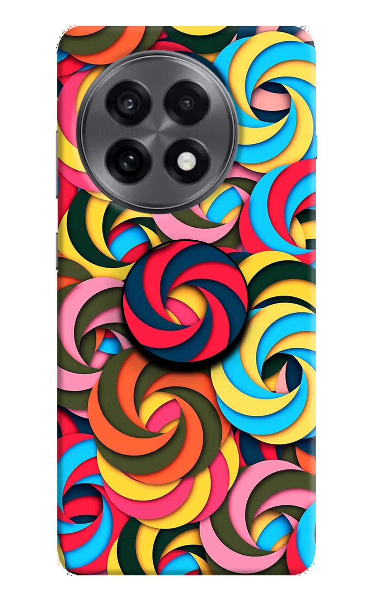 Spiral Pattern OnePlus 13R Pop Case by Casekaro