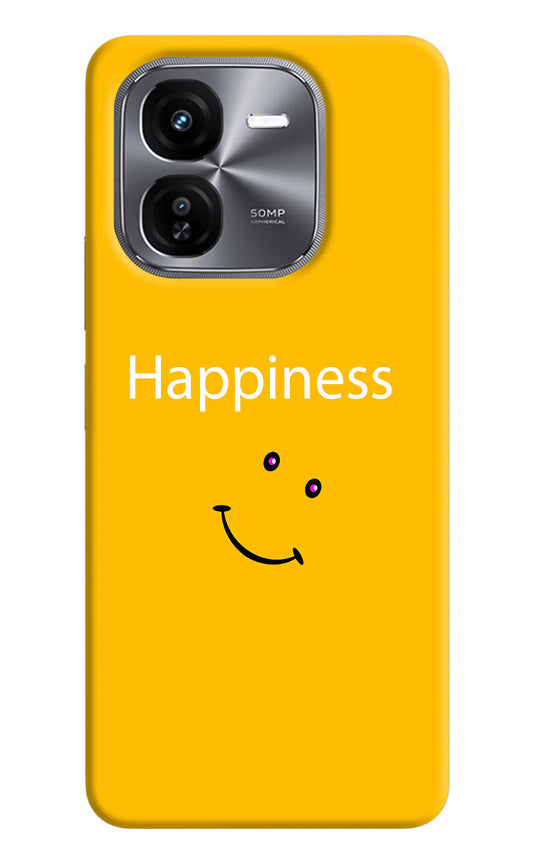 Happiness With Smiley iQOO Z9X Hard Case Back Cover by Casekaro