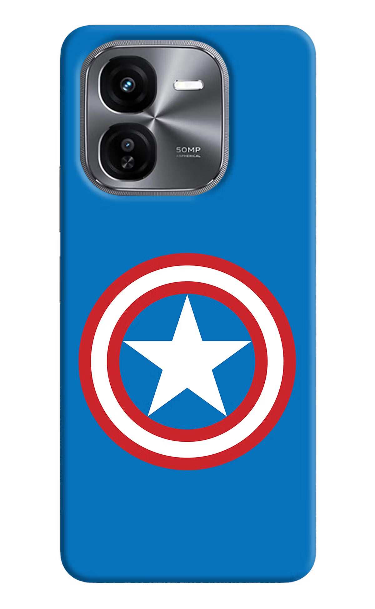 Captain America Logo iQOO Z9X Hard Case Back Cover by Casekaro
