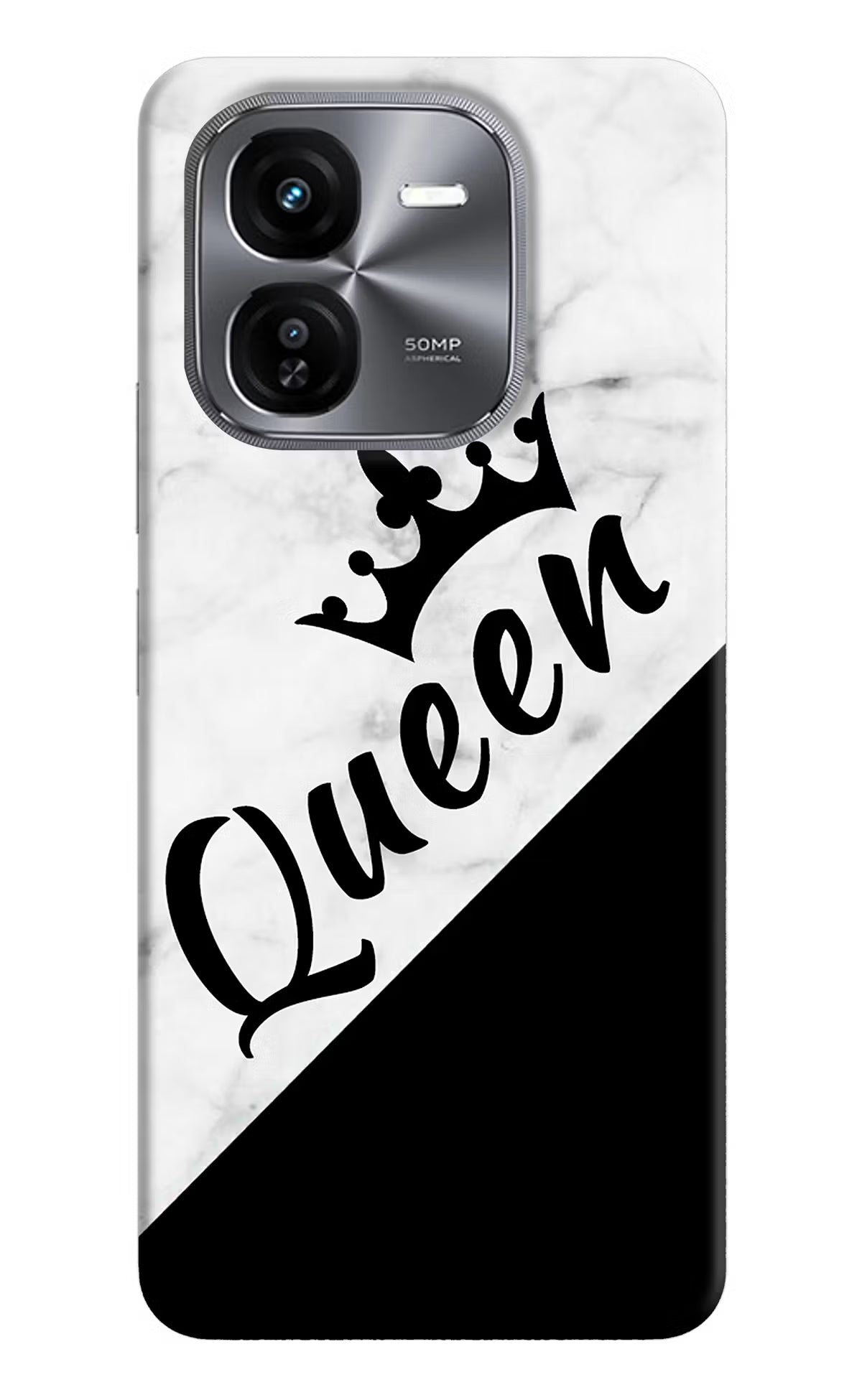 Queen iQOO Z9X Hard Case Back Cover by Casekaro