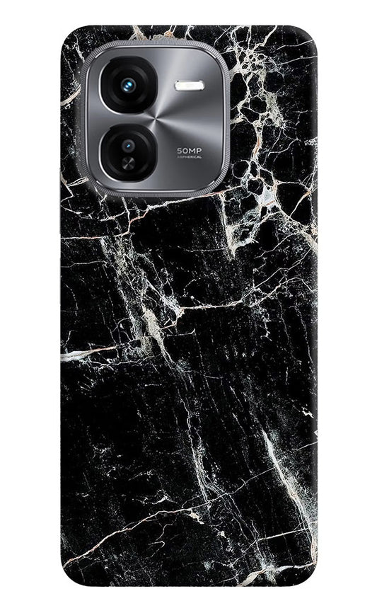 Black Marble Texture iQOO Z9X Hard Case Back Cover by Casekaro