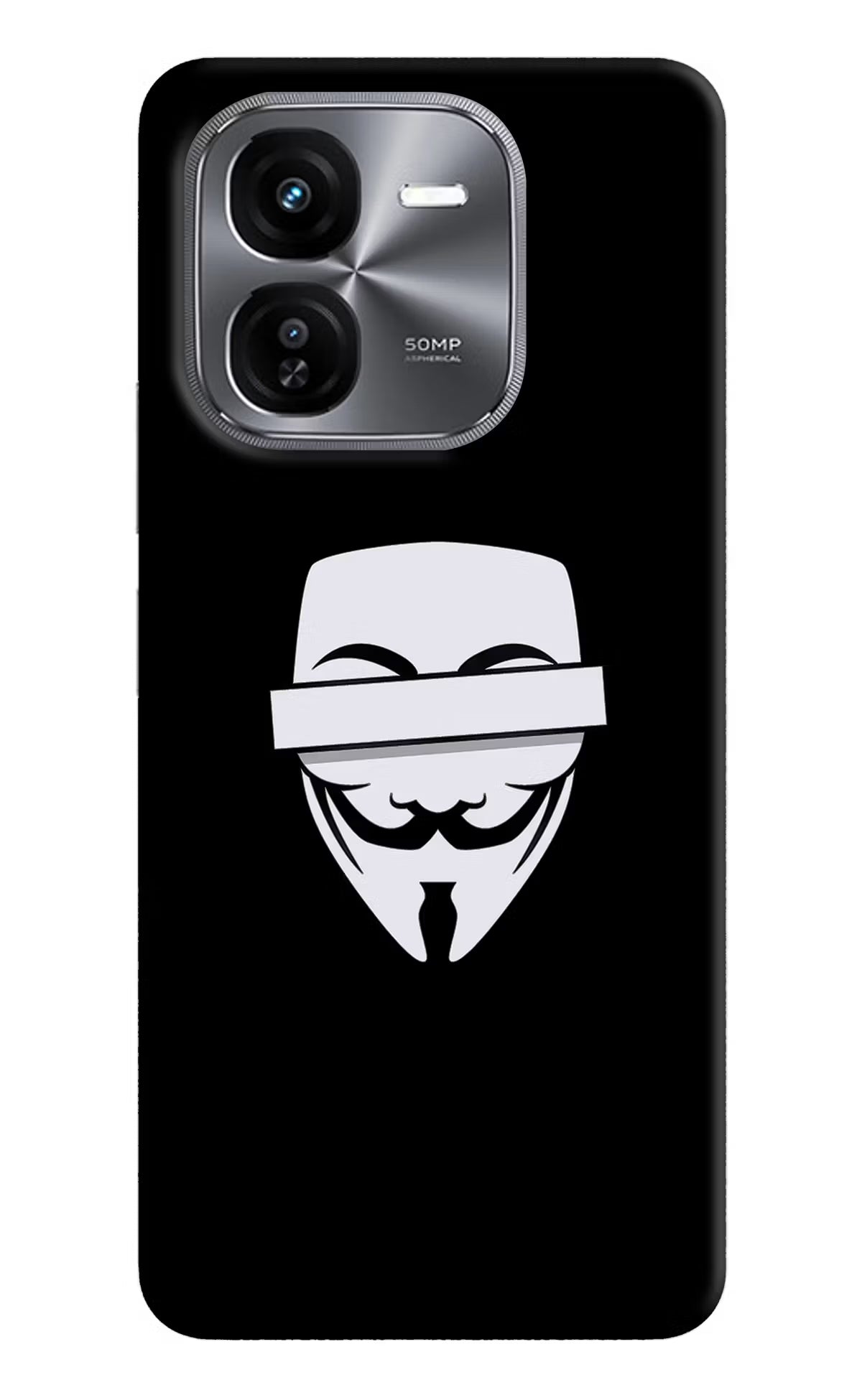 Anonymous Face iQOO Z9X Hard Case Back Cover by Casekaro