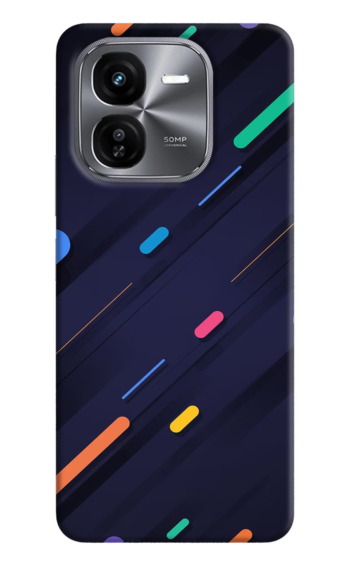 Abstract Design iQOO Z9X Hard Case Back Cover by Casekaro