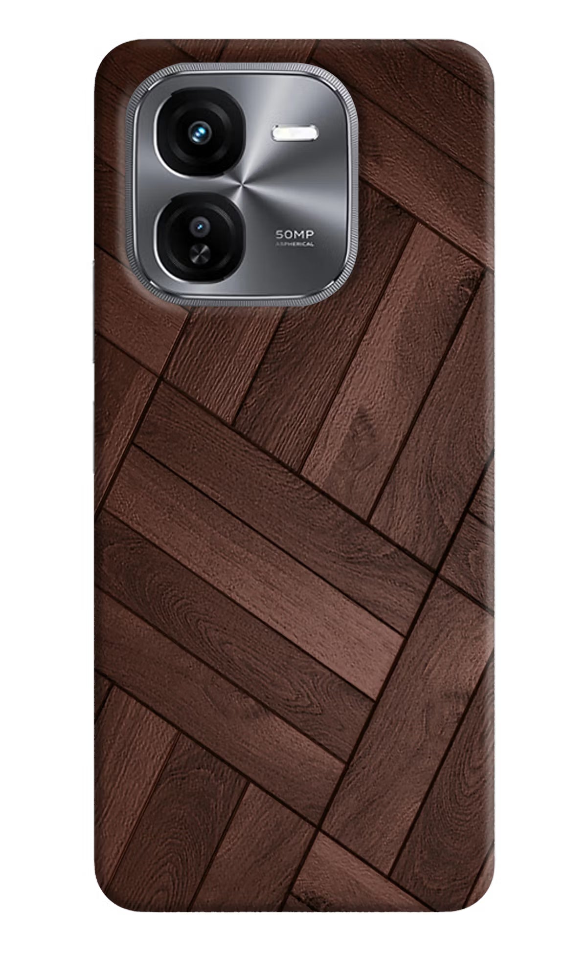 Wooden Texture Design iQOO Z9X Hard Case Back Cover by Casekaro