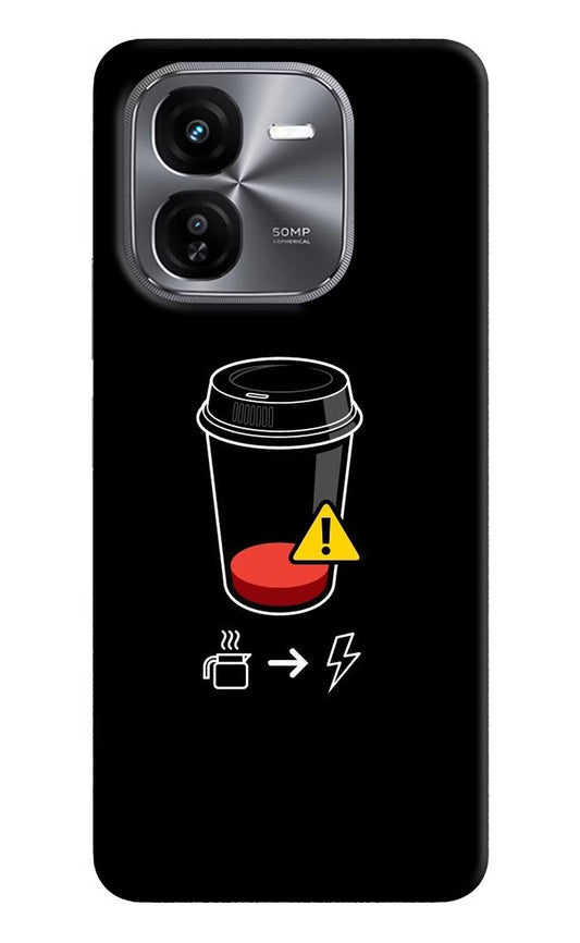 Coffee iQOO Z9X Hard Case Back Cover by Casekaro