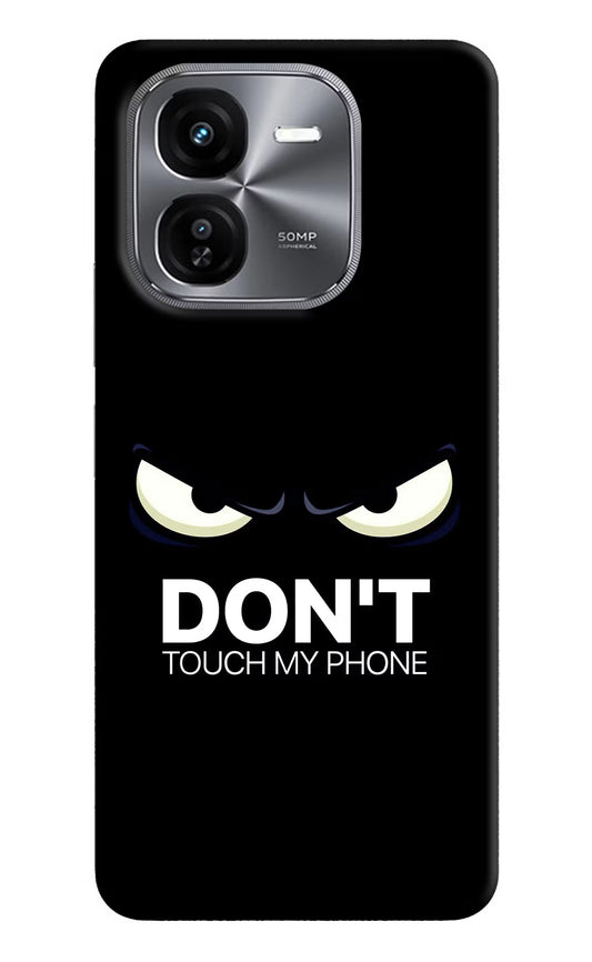 Don'T Touch My Phone iQOO Z9X Hard Case Back Cover by Casekaro