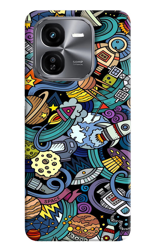Space Abstract iQOO Z9X Hard Case Back Cover by Casekaro